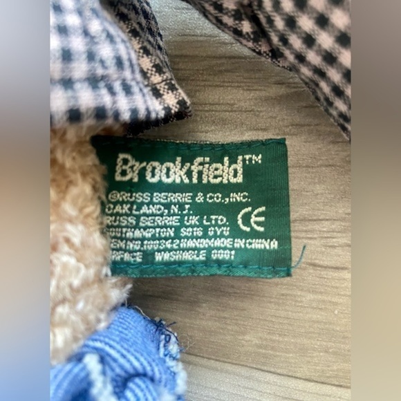 3/55$‎ Russ Teddy Bear malleable legs & arms beige colour collectibles - Picture 16 of 16